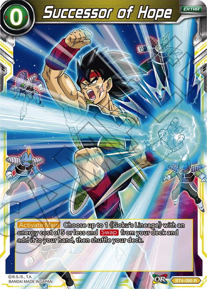 Successor of Hope Foil BT4-095 Colossal Warfare Dragonball Super card