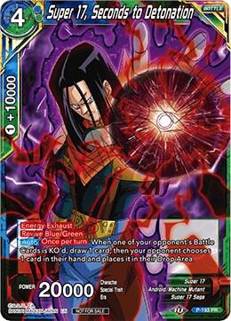 Super 17 Seconds to Detonation Foil P-193 Promotion Cards Dragonball Super card