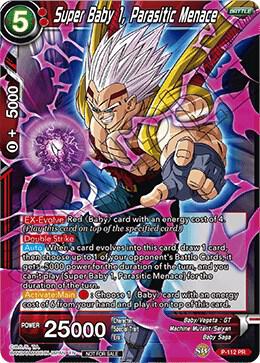 Super Baby 1 Parasitic Menace Power Booster Foil P-112 Promotion Cards Dragonball Super card
