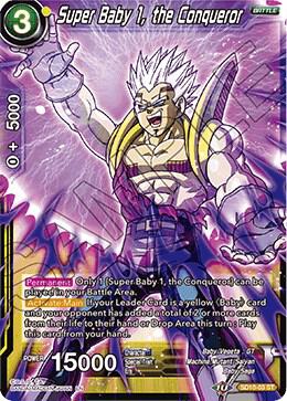 Super Baby 1 the Conqueror Foil SD10-03 Malicious Machinations Dragonball Super card