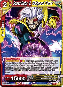 Super Baby 2 Malignant Force BT9-095 Universal Onslaught Dragonball Super card
