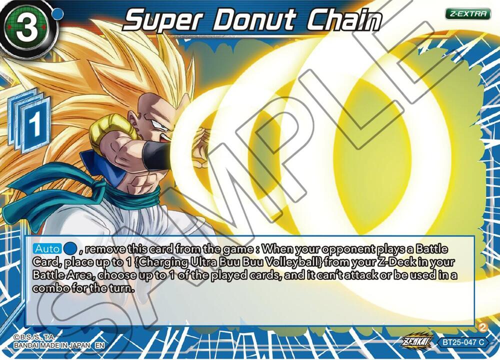Super Donut Chain BT25-047 Legend of the Dragon Balls Dragonball Super card