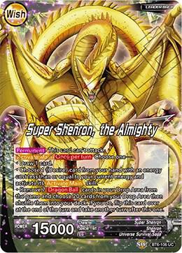 Super Dragon Balls Super Shenron the Almighty BT6-106 Destroyer Kings Dragonball Super card