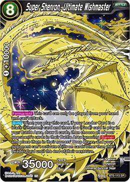 Super Shenron Ultimate Wishmaster BT6-115 Destroyer Kings Dragonball Super card