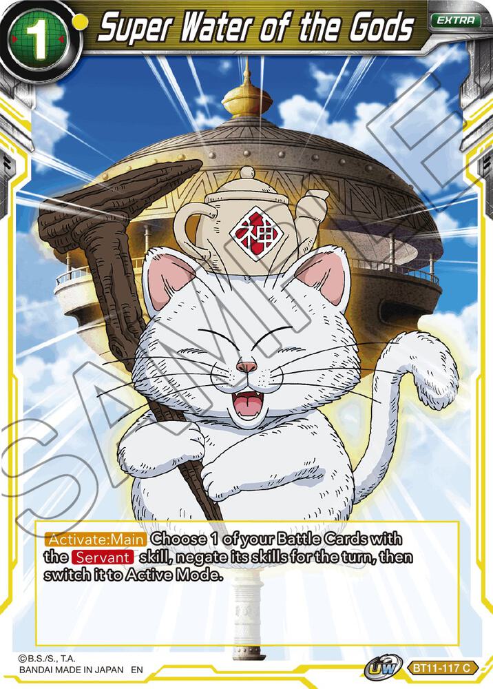 Super Water of the Gods Foil BT11-117 Vermilion Bloodline Dragonball Super card