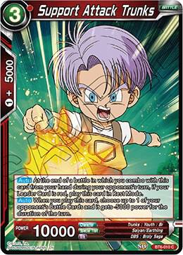 Support Attack Trunks BT6-010 Destroyer Kings Dragonball Super card
