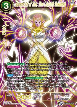 Supreme Kai of Time Time Labyrinth Unleashed SPR BT13-135 Supreme Rivalry Dragonball Super card