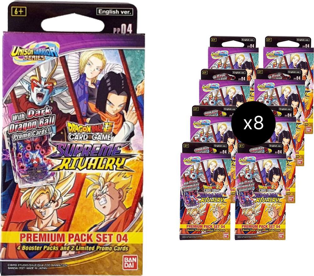 Supreme Rivalry Premium Pack Set 04 Display Supreme Rivalry Dragonball Super card