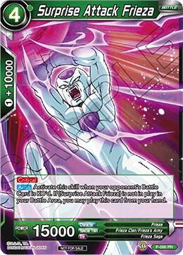 Surprise Attack Frieza Foil P-090 Promotion Cards Dragonball Super card