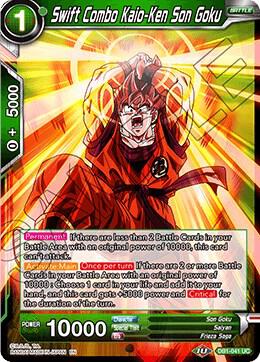 Swift Combo Kaio Ken Son Goku DB1-041 Draft Box 04 - Dragon Brawl Dragonball Super card