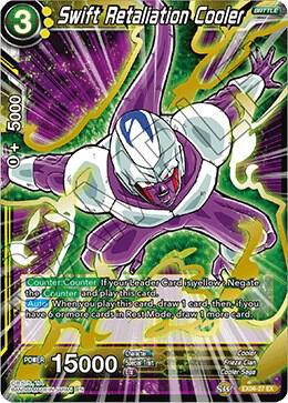 Swift Retaliation Cooler Foil EX06-27 Special Anniversary Set Dragonball Super card