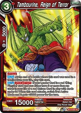 Tambourine Reign of Terror Foil BT12-020 Vicious Rejuvenation Dragonball Super card