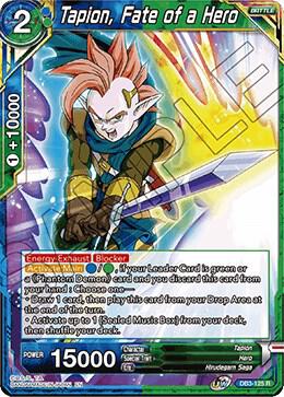 Tapion Fate of a Hero DB3-125 Draft Box 06 - Giant Force Dragonball Super card