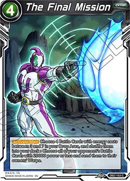 The Final Mission Foil DB2-163 Draft Box 05 - Divine Multiverse Dragonball Super card