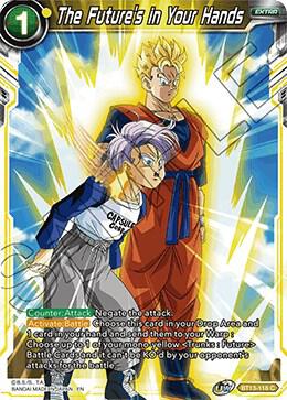 The Futures in Your Hands BT13-118 Supreme Rivalry Dragonball Super card