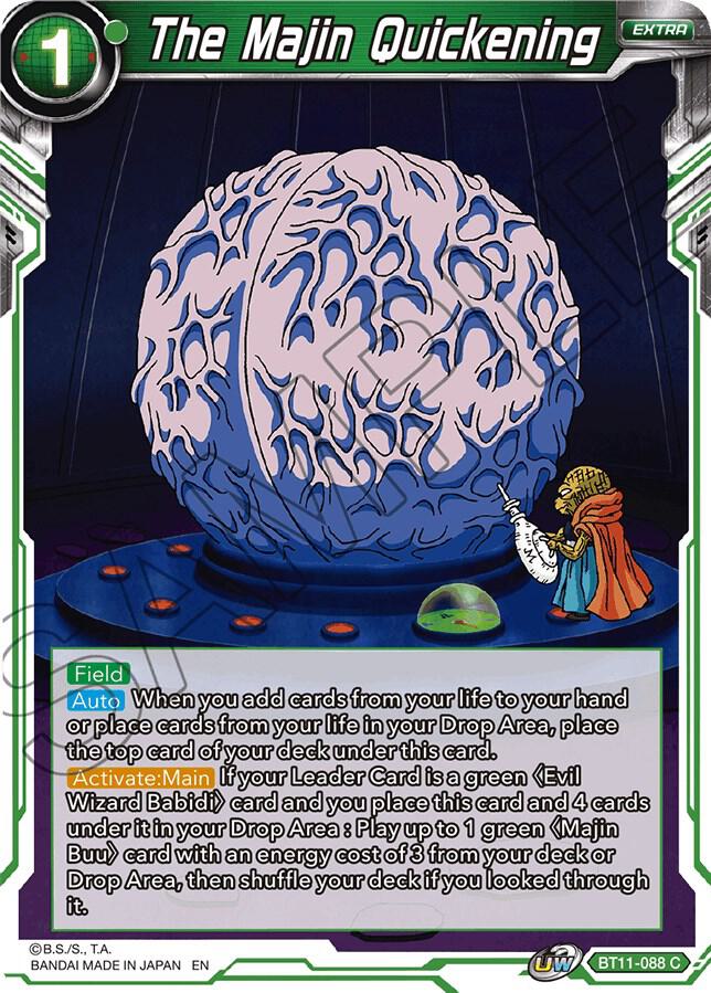 The Majin Quickening BT11-088 Vermilion Bloodline Dragonball Super card