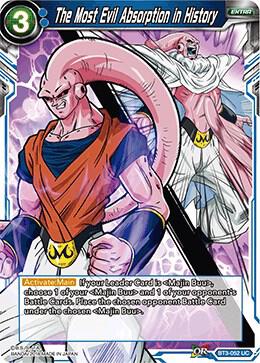 The Most Evil Absorption in History BT3-052 Cross Worlds Dragonball Super card
