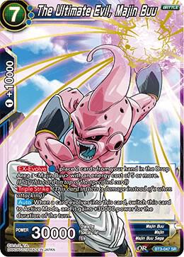 The Ultimate Evil Majin Buu BT3-047 Cross Worlds Dragonball Super card
