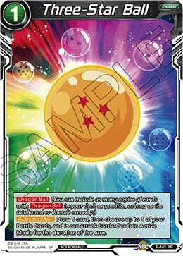 Three Star Ball Foil P-101 Promotion Cards Dragonball Super card