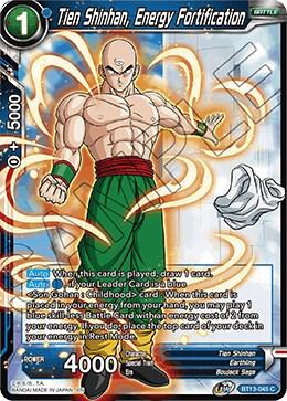 Tien Shinhan Energy Fortification Foil BT13-045 Supreme Rivalry Dragonball Super card