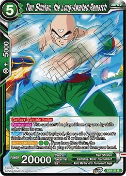 Tien Shinhan the Long Awaited Rematch Foil EB1-27 Battle Evolution Booster Dragonball Super card