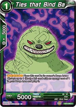 Ties that Bind Ba BT6-069 Destroyer Kings Dragonball Super card