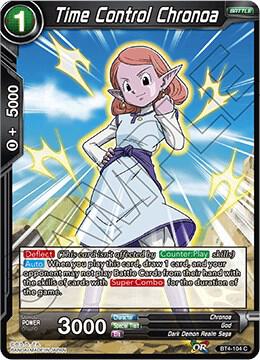Time Control Chronoa BT4-104 Colossal Warfare Dragonball Super card