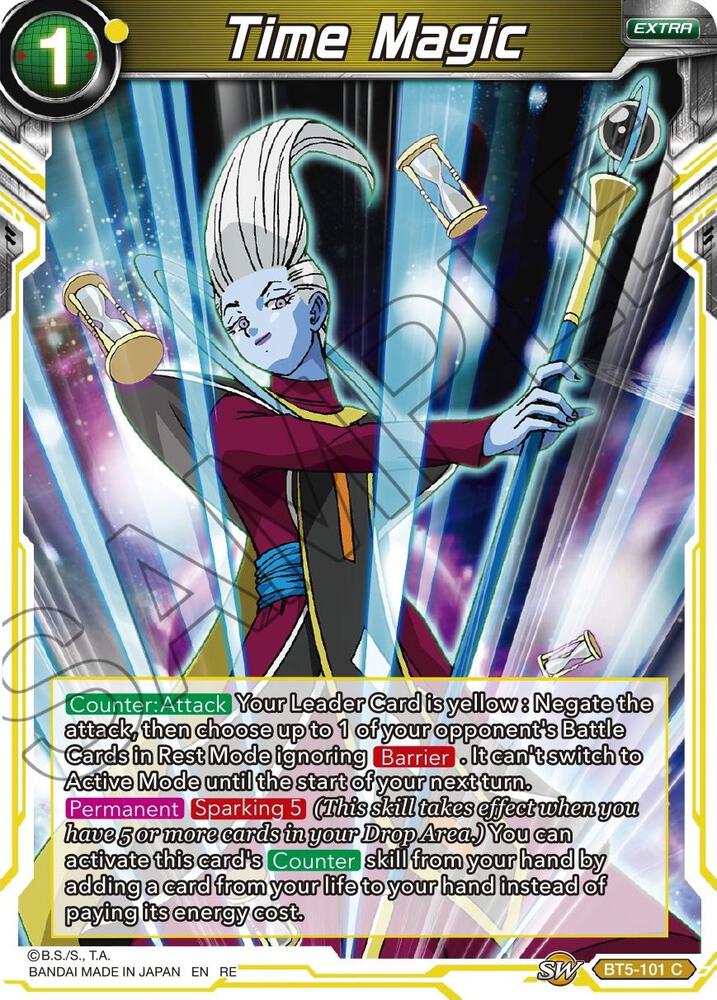 Time Magic BT5-101 Mythic Booster Dragonball Super card
