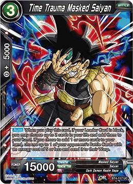 Time Trauma Masked Saiyan Foil BT4-117 Colossal Warfare Dragonball Super card