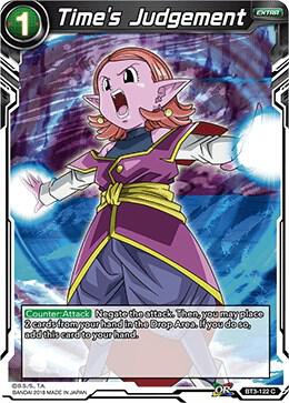 Times Judgement BT3-122 Cross Worlds Dragonball Super card