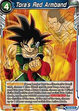 Toras Red Armband TB3-032 Clash of Fates Dragonball Super card