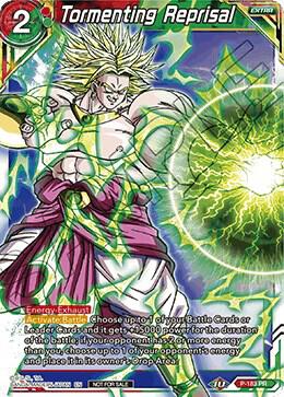 Tormenting Reprisal P-183 Promotion Cards Dragonball Super card