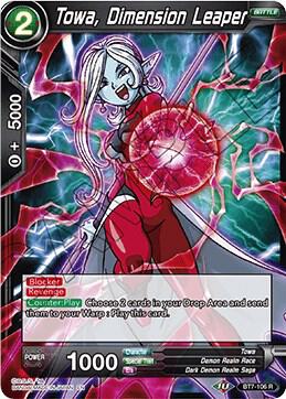 Towa Dimension Leaper BT7-106 Assault of the Saiyans Dragonball Super card
