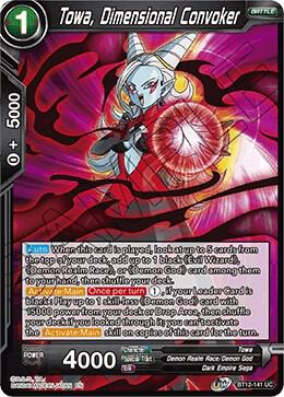 Towa Dimensional Convoker Foil BT12-141 Vicious Rejuvenation Dragonball Super card