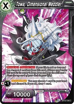 Towa Dimensional Meddler BT12-126 Vicious Rejuvenation Dragonball Super card