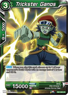 Trickster Ganos Foil TB1-068 Tournament of Power Dragonball Super card