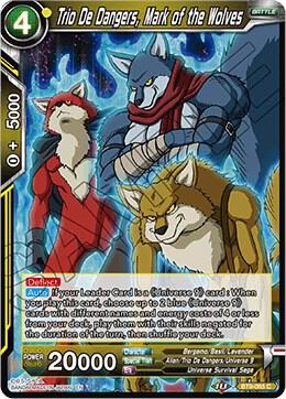 Trio De Dangers Mark of the Wolves Foil BT9-065 Universal Onslaught Dragonball Super card
