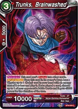 Trunks Brainwashed Foil BT8-009 Malicious Machinations Dragonball Super card