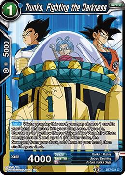 Trunks Fighting the Darkness Foil BT7-031 Assault of the Saiyans Dragonball Super card