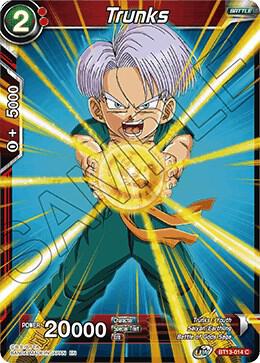 Trunks Foil BT13-014 Supreme Rivalry Dragonball Super card