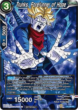 Trunks Forerunner of Hope P-139 Promotion Cards Dragonball Super card