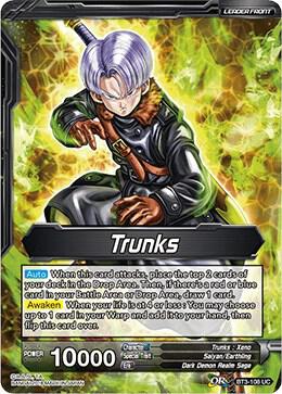 Trunks Super Saiyan Trunks Protector of Time Foil BT3-108 Cross Worlds Dragonball Super card