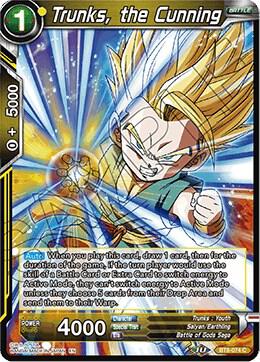 Trunks the Cunning BT8-074 Malicious Machinations Dragonball Super card