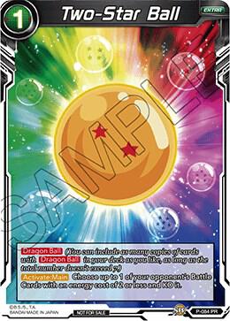 Two Star Ball Foil P-084 Promotion Cards Dragonball Super card