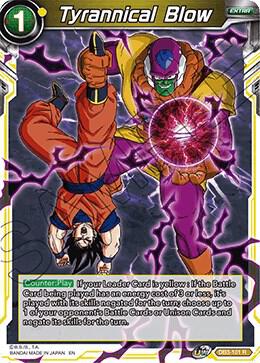 Tyrannical Blow DB3-101 Draft Box 06 - Giant Force Dragonball Super card