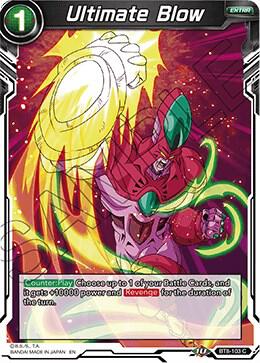 Ultimate Blow Foil BT8-103 Malicious Machinations Dragonball Super card