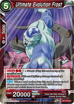 Ultimate Evolution Frost Foil TB1-018 Tournament of Power Dragonball Super card
