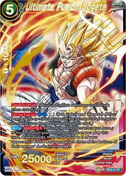 Ultimate Fusion Gogeta Foil SD6-04 Miraculous Revival Dragonball Super card