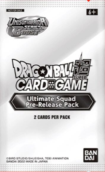 Ultimate Squad Pre Release Pack  Ultimate Squad Pre-Release Cards Dragonball Super card