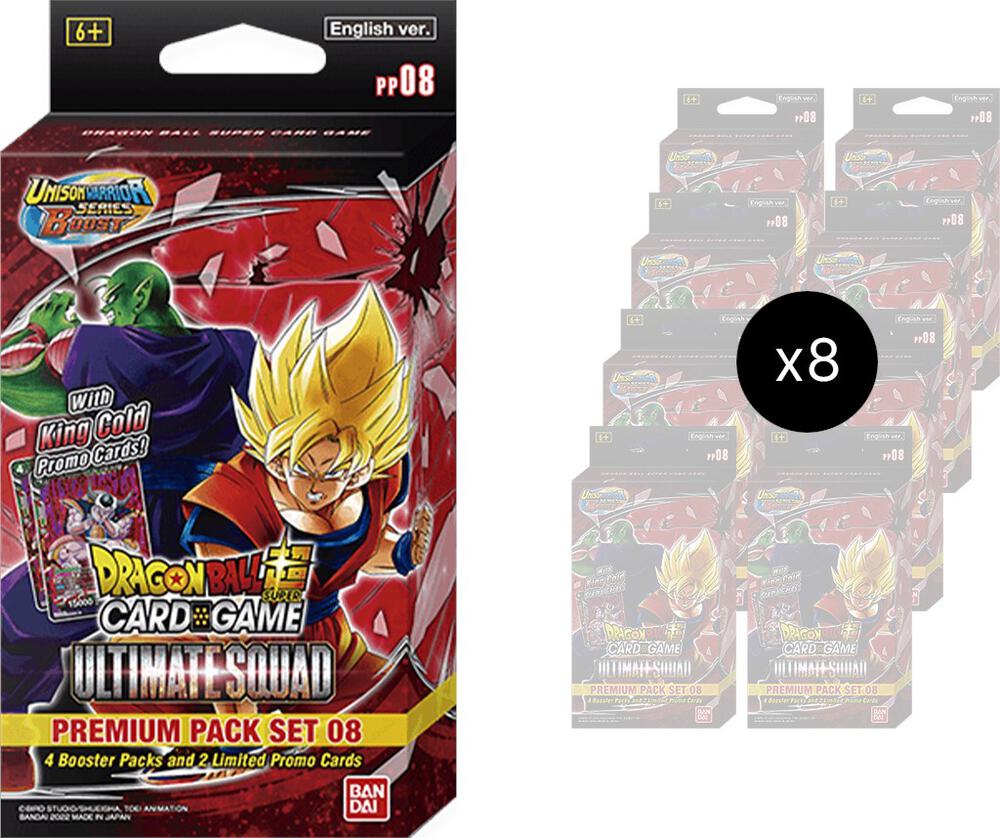 Ultimate Squad Premium Pack Set 08 Display Ultimate Squad Dragonball Super card